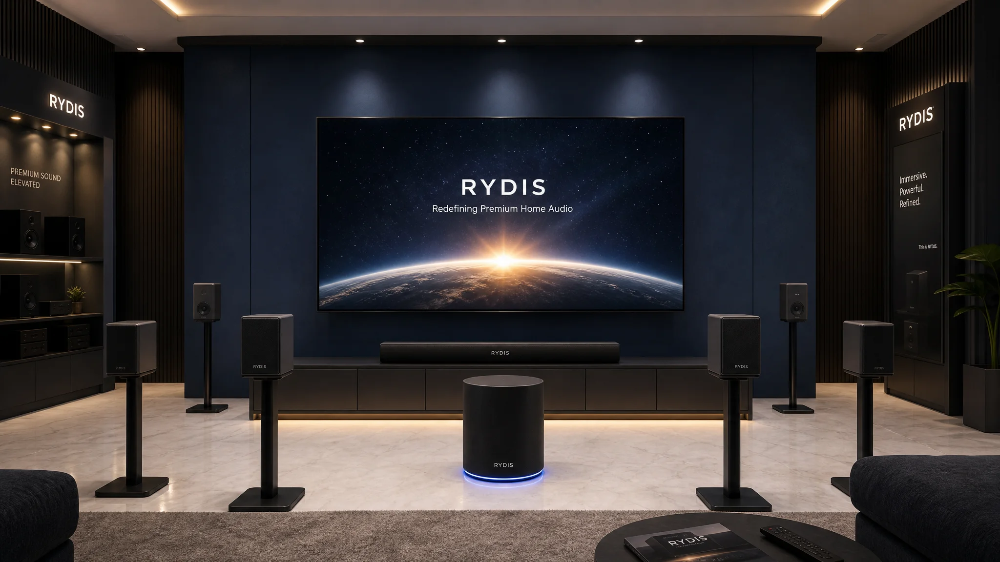 UAC Speaker Demonstration Solution - TV, 사운드바, 우퍼, 멀티스피커 구성