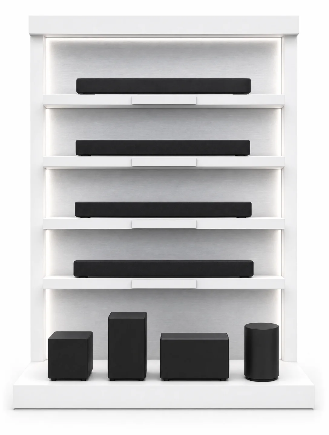 4-Soundbar 4단 랙 데모 솔루션